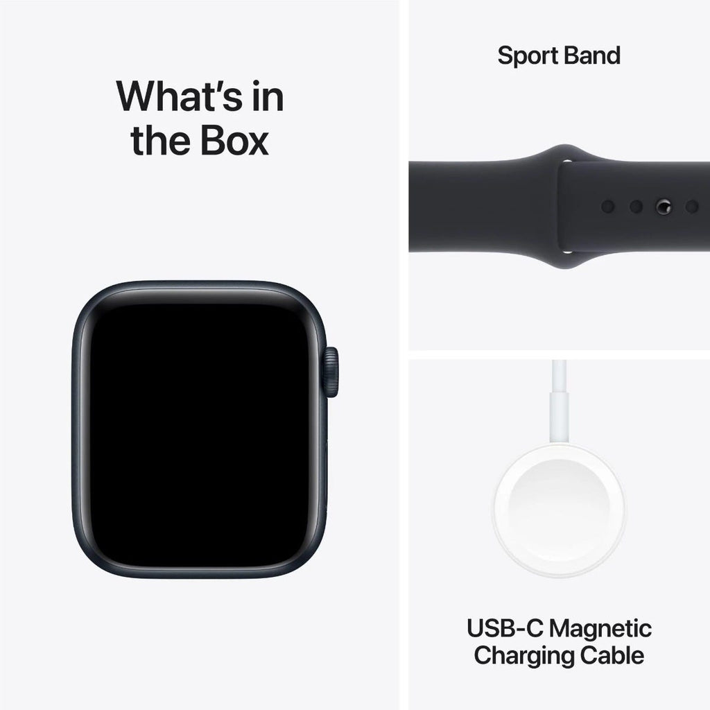 Apple Watch SE 44mm Midnight Aluminium Case GPS (M/L) (2023)