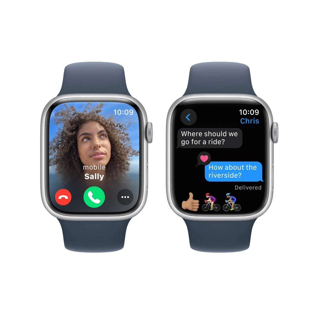 Apple Watch Series 9 45mm Silver Aluminium Case GPS (S/M)