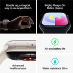 Apple Watch Series 9 45mm Silver Aluminium Case GPS (S/M)