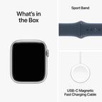 Apple Watch Series 9 45mm Silver Aluminium Case GPS (S/M)