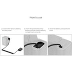 SmallRig Dummy Battery Power Cable for D-tap for Sony NP-FZ100 6655