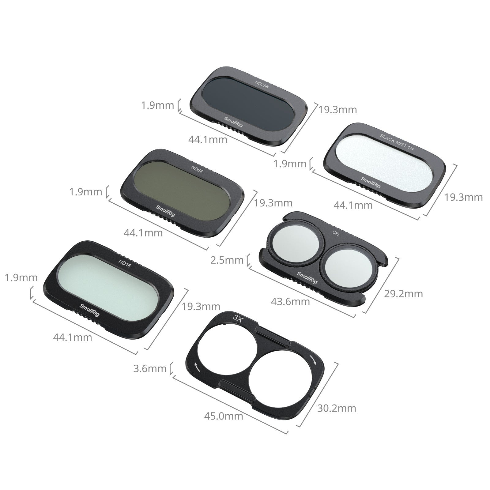 SmallRig Split Filter Kit for
