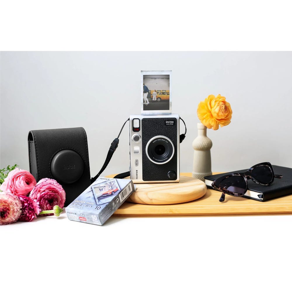 Fujifilm INSTAX Mini Evo Camera Bundle Black 