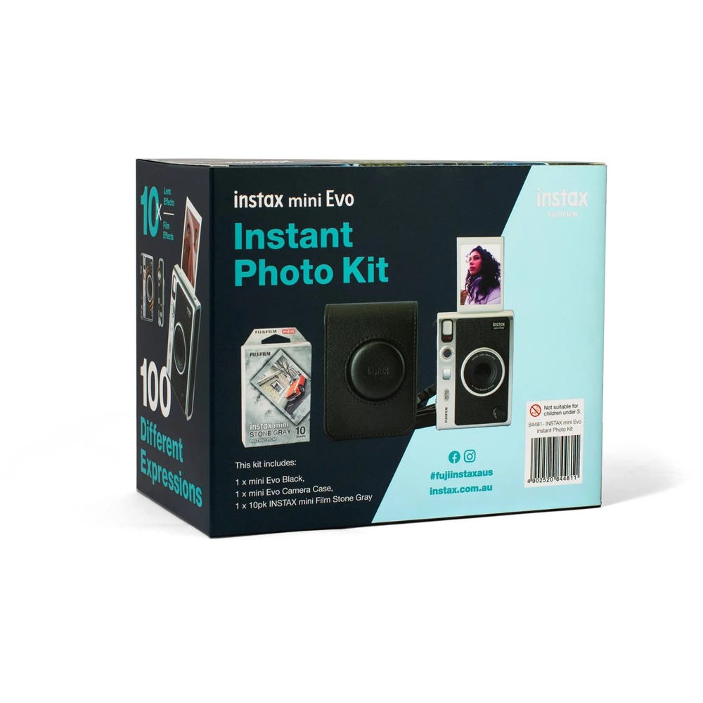 Fujifilm INSTAX Mini Evo Camera Bundle Black 