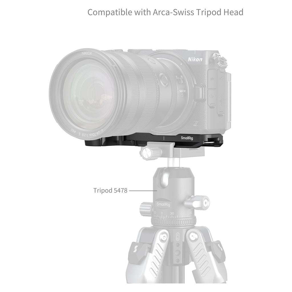 SmallRig Bottom Mount Plate for Nikon Z5IIC (Black) 6695