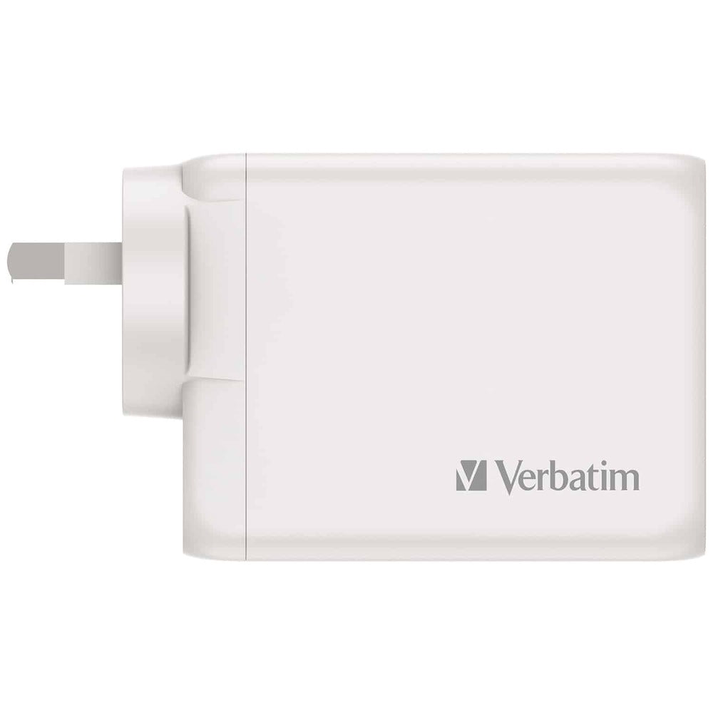 Verbatim USB Charger 100W 3C+1A GaN 95% PCR - White