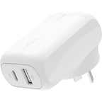 Belkin 42W USB-A + USB-C Wall Charger w/PPS & PD (White)