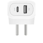 Belkin 42W USB-A + USB-C Wall Charger w/PPS & PD (White)