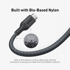 Anker 544 Bio-Nylon 0.9m USB-C to USB-C Cable (Black) 