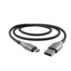 Cygnett Armoured 2m USB-C to USB-A Cable (Black)
