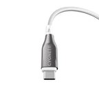 Cygnett Armoured 2m USB-C to USB-A Cable (White) 