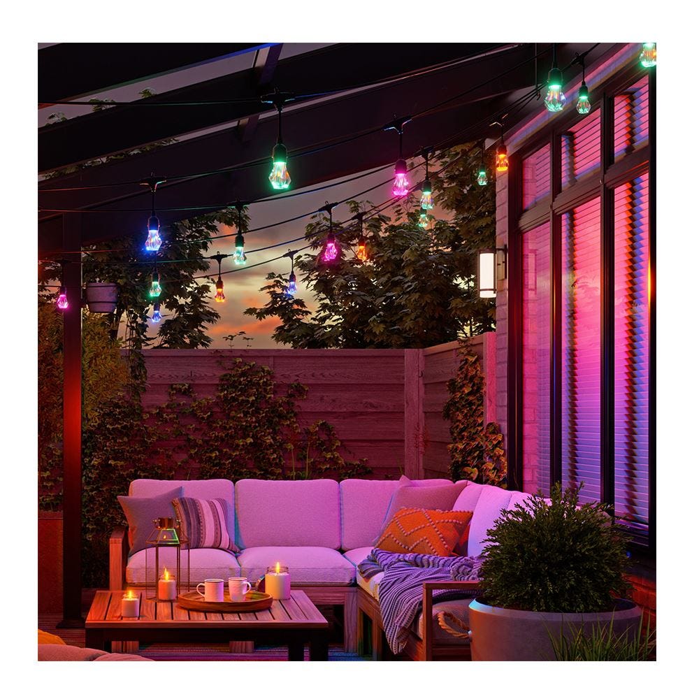 Nanoleaf RGB Outdoor String Light Expansion - Matter Compatible (15m)