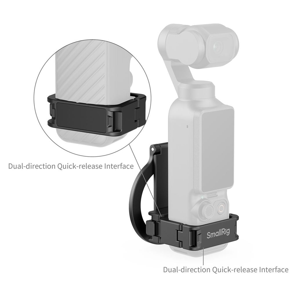 SmallRig Lightweight Vlog Cage Kit for DJI Osmo Pocket 4P / 4 / 3, Xtra Muse 6864