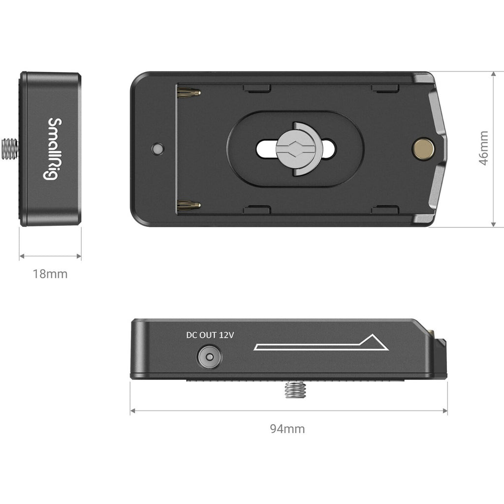 SmallRig NP-F Battery Adapter Plate Lite 3018