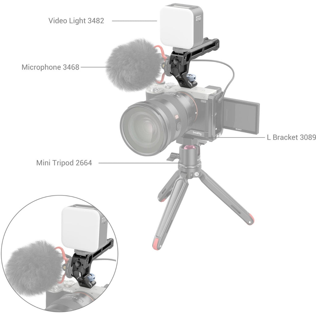 SmallRig Top Handle with Cold Shoe Lite