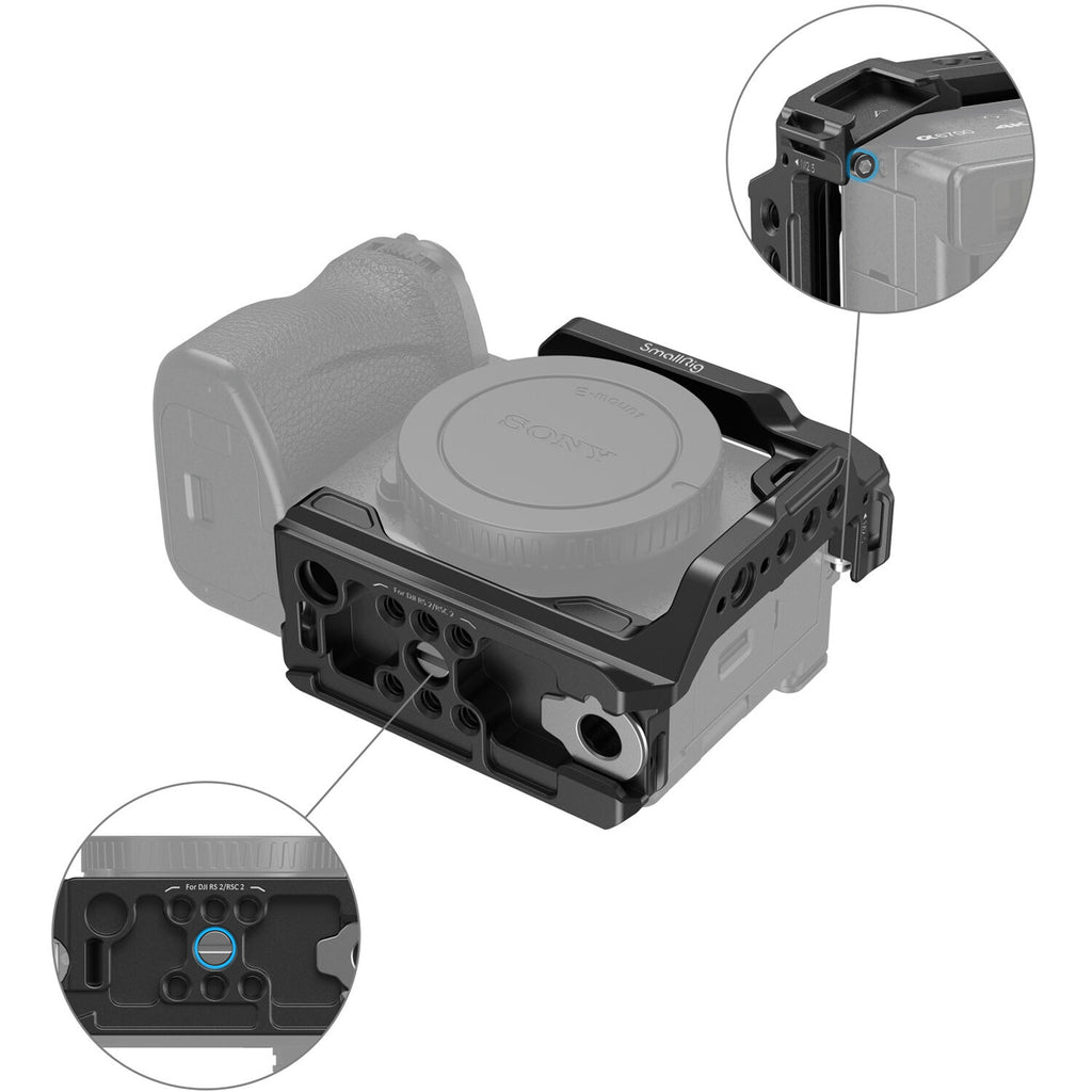 SmallRig Half Cage for Sony Alpha 6700 / 6600 / 6500 / 6400