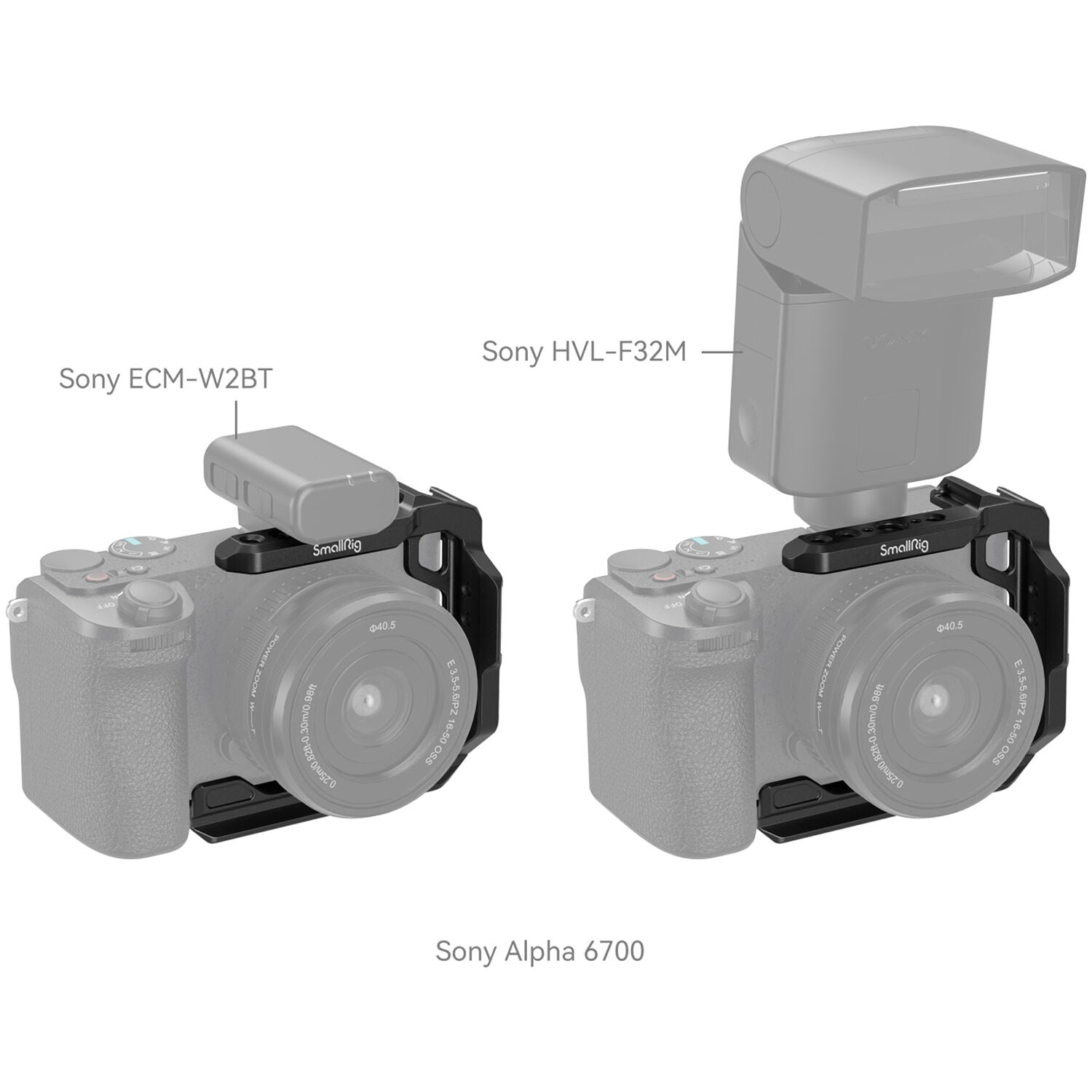 SmallRig Half Cage for Sony Alpha 6700 / 6600 / 6500 / 6400