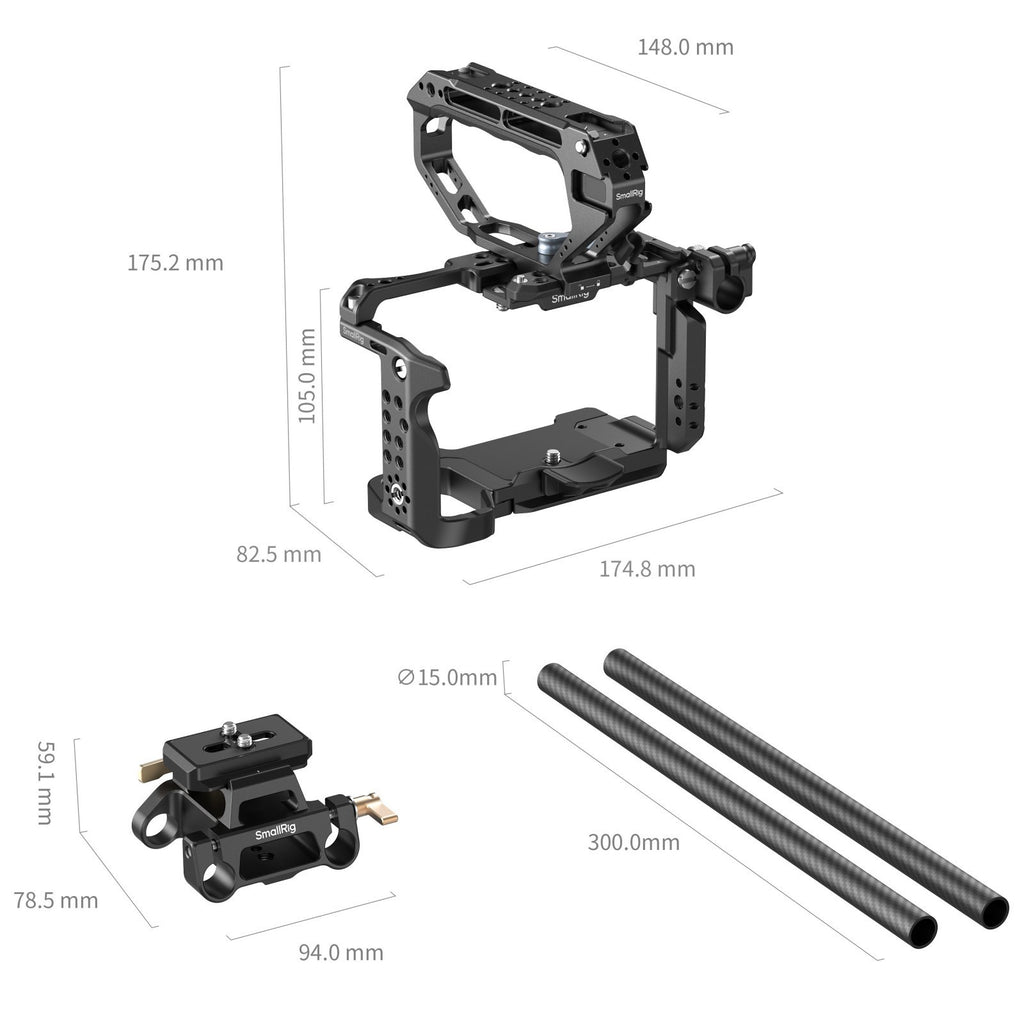 SmallRig "HawkLock" Cage Kit for Sony FX5 (Advanced Edition) 6924