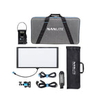 NANLITE PavoSlim 120B LED Bi-color Panel Light with QR Softbox