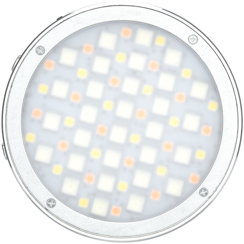 Godox R1 Round RGB Silver LED Light - Silver