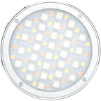 Godox R1 Round RGB Silver LED Light - Silver