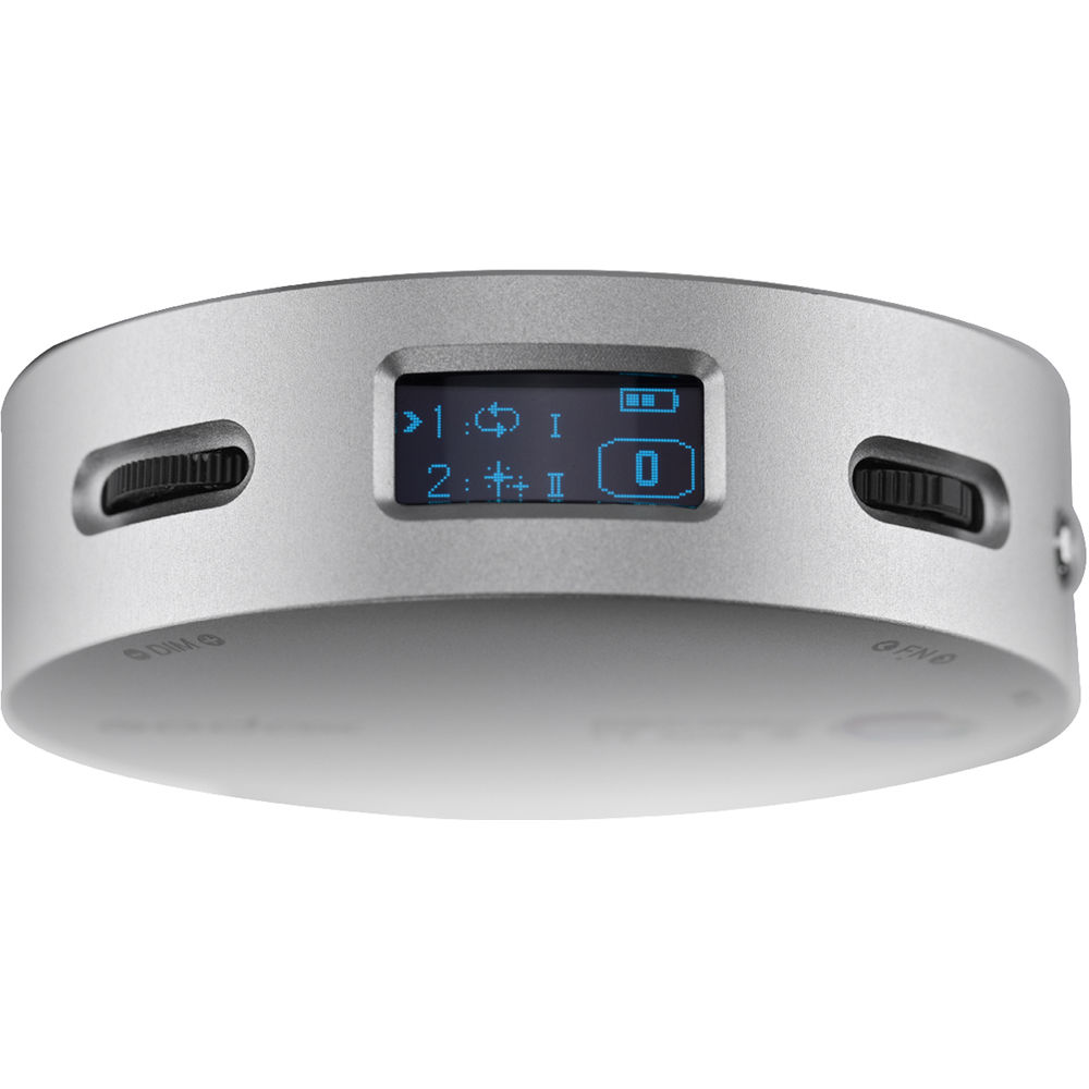 Godox R1 Round RGB Silver LED Light - Silver