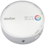 Godox R1 Round RGB Silver LED Light - Silver