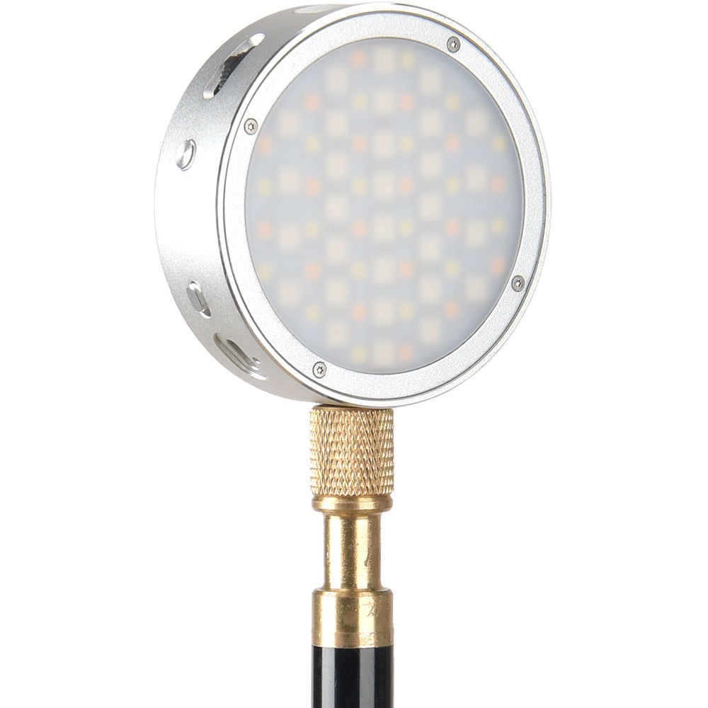 Godox R1 Round RGB Silver LED Light - Silver