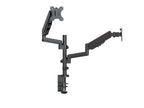 Brateck Dual Monitor Full Extension Gas Spring Dual Monitor Arm 17"-32"