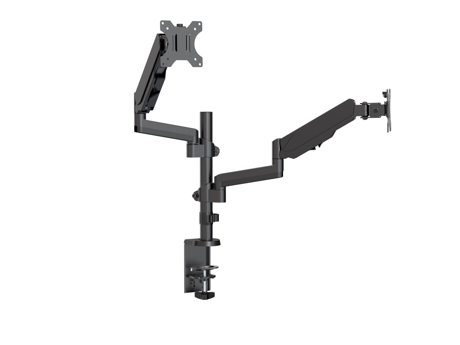Brateck Dual Monitor Full Extension Gas Spring Dual Monitor Arm 17"-32"