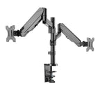 Brateck Dual Monitor Full Extension Gas Spring Dual Monitor Arm 17"-32"