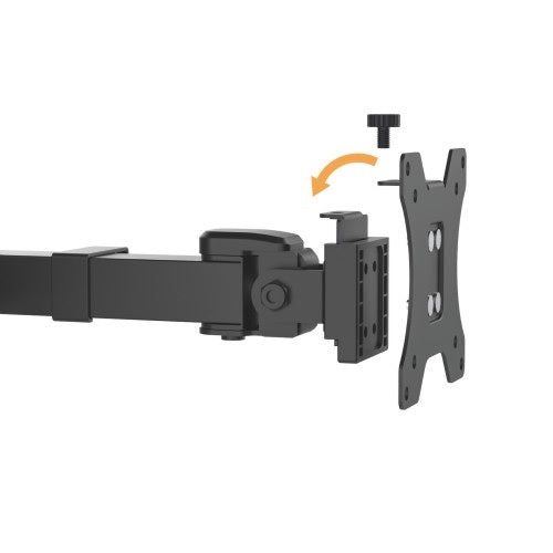 Brateck Dual Monitors Affordable Steel Articulating Arm 17"-32"