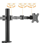 Brateck Dual Monitors Affordable Steel Articulating Arm 17"-32"