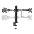 Brateck Dual Monitors Affordable Steel Articulating Arm 17"-32"