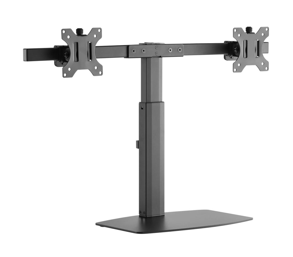 Brateck Dual Screen Pneumatic Vertical Lift Monitor Stand Fit Most 17"-27"