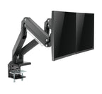 Brateck Dual Monitors Aluminum Heavy-Duty Gas Spring Arm 17"-35"