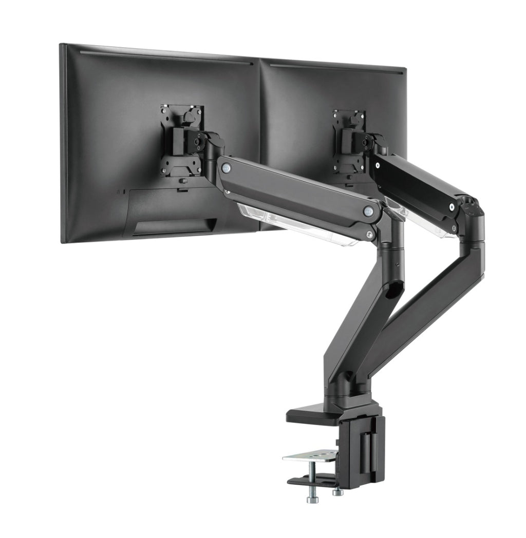 Brateck Dual Monitors Aluminum Heavy-Duty Gas Spring Arm 17"-35"