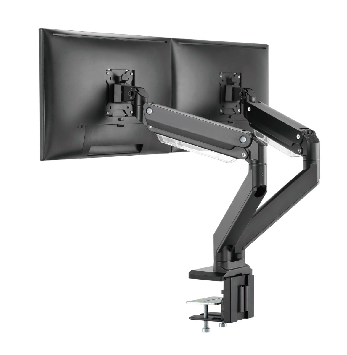 Brateck Dual Monitors Aluminum Heavy-Duty Gas Spring Arm 17"-35"
