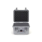 Pelican 1300 Case - Silver with Foam