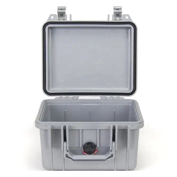 Pelican 1300 Case - Silver without Foam