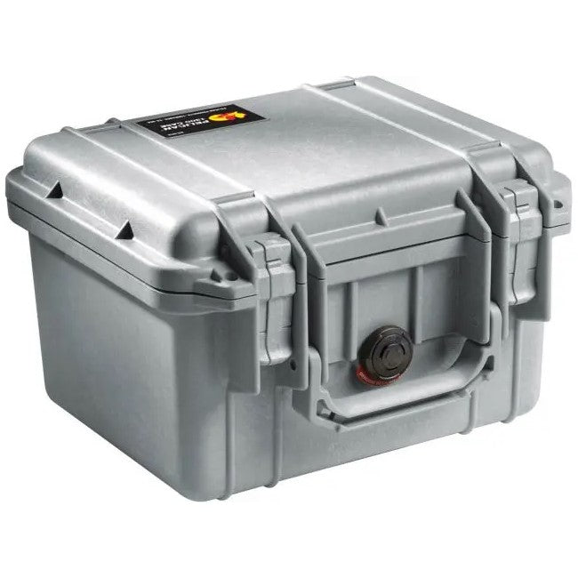 Pelican 1300 Case - Silver without Foam
