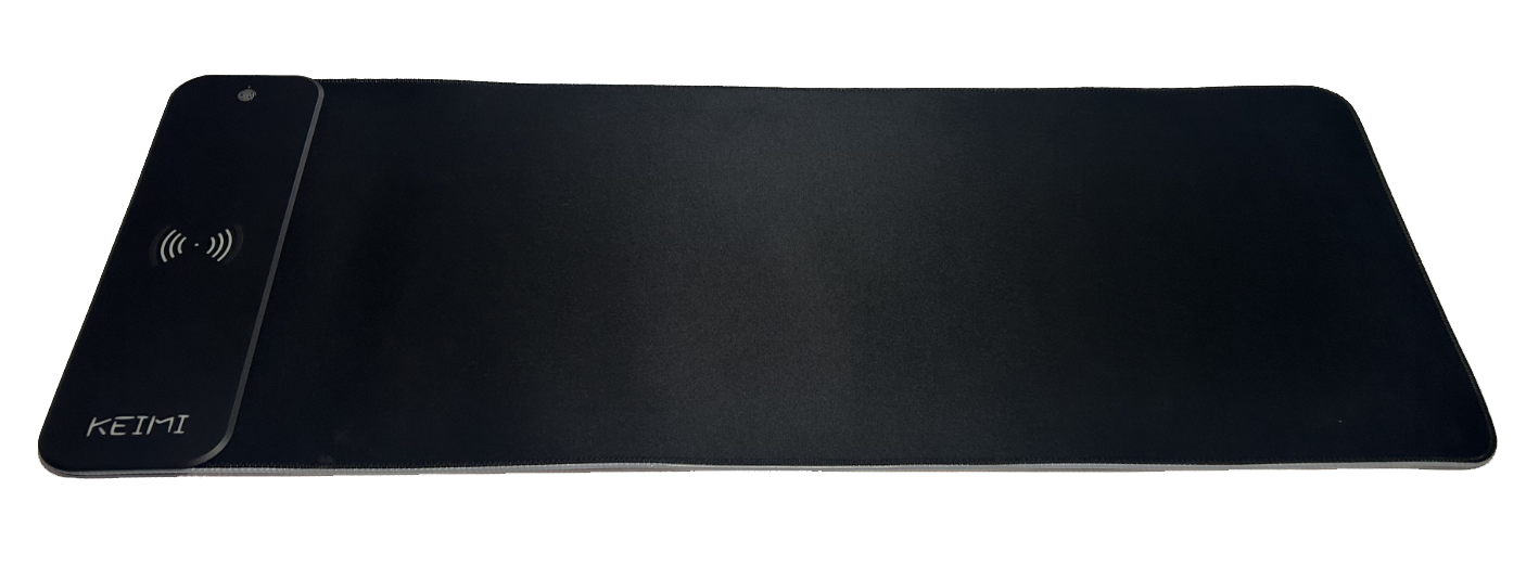 Keimi 15W Wireless Charging Extended Mouse Pad with RGB 