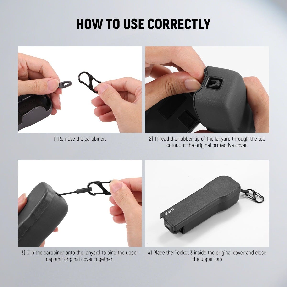 NEEWER AC026 DJI Osmo Pocket 3 Protective Cover