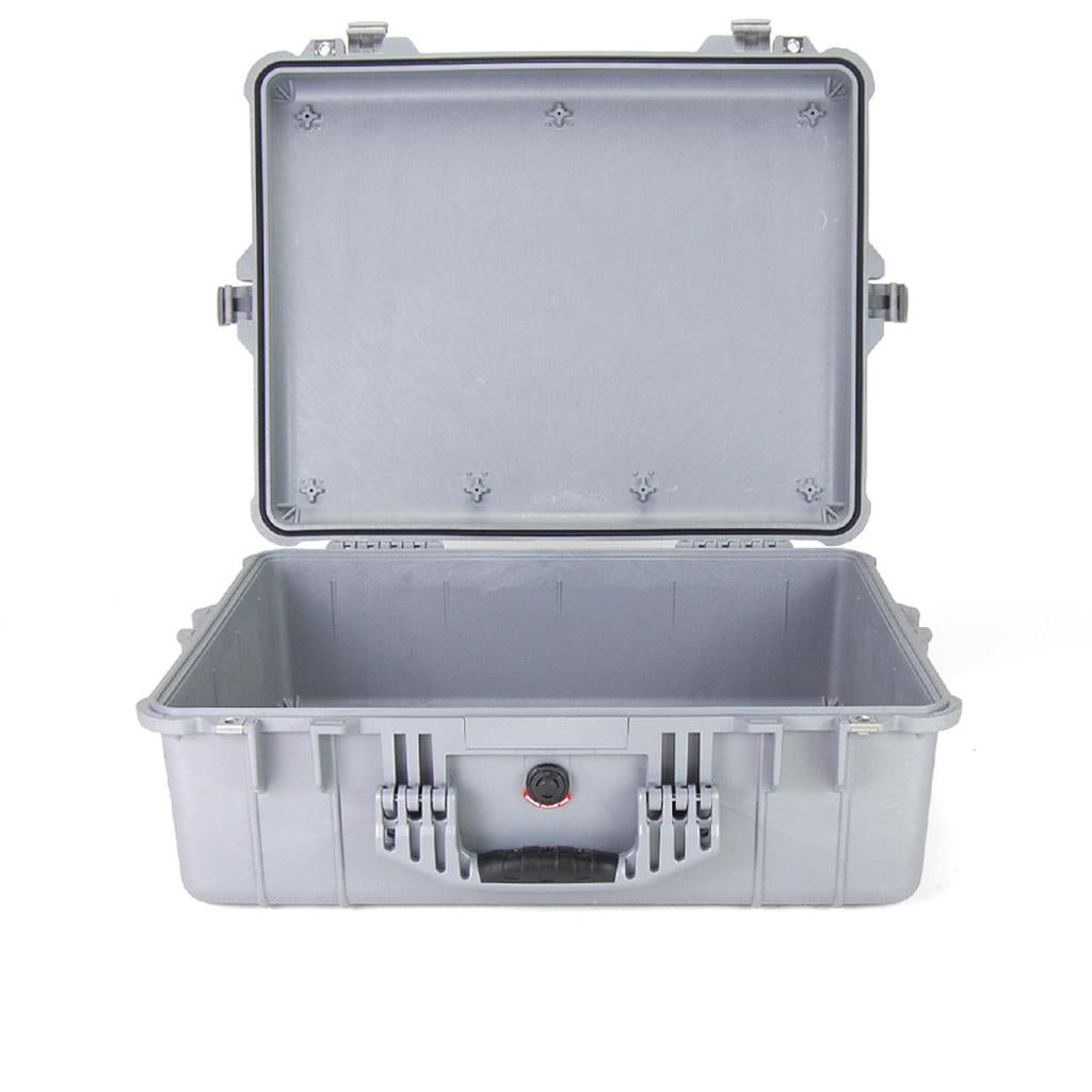 Pelican 1600 Case - Silver without Foam