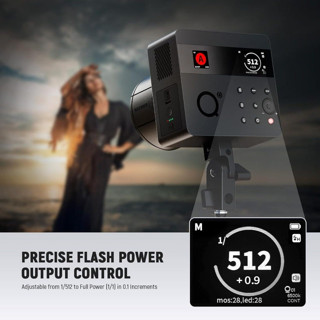 NEEWER Q6 Outdoor Studio Flash with Battery