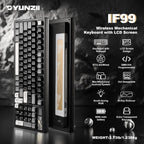 YUNZII IF99 Mechanical Keyboard with LCD Screen (Black) (Cocoa Cream V2) 