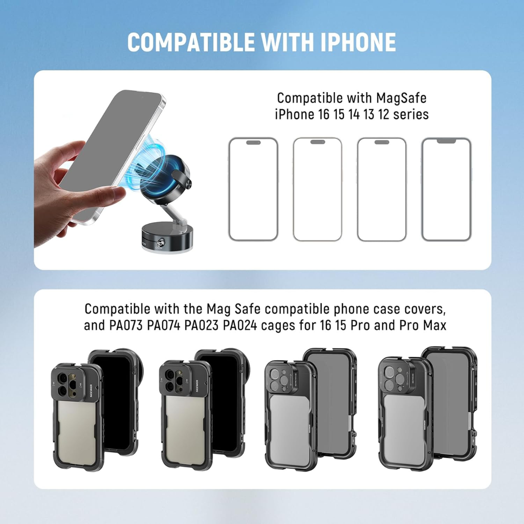 NEEWER A9 Magnetic Phone Holder for Car