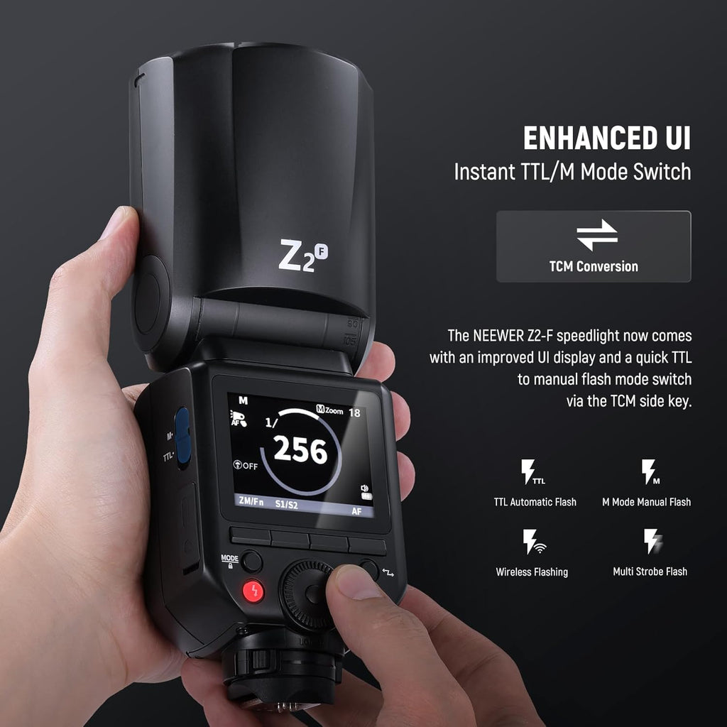 NEEWER Z2PRO-F TTL Round Head Flash Speedlite - Fujifilm