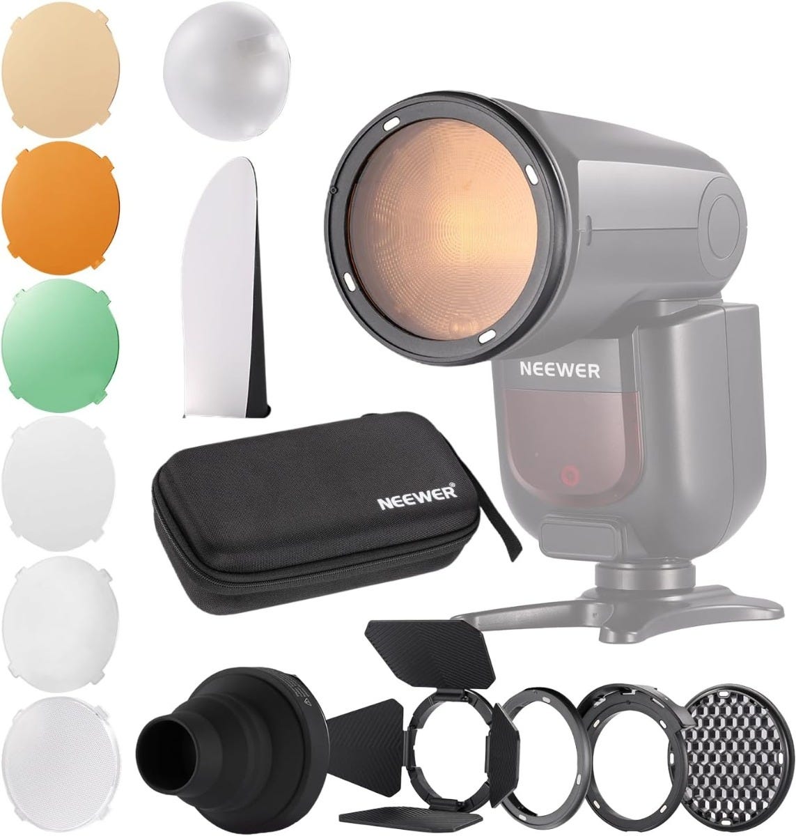NEEWER Magnetic Round Head Flash Accessory Kit