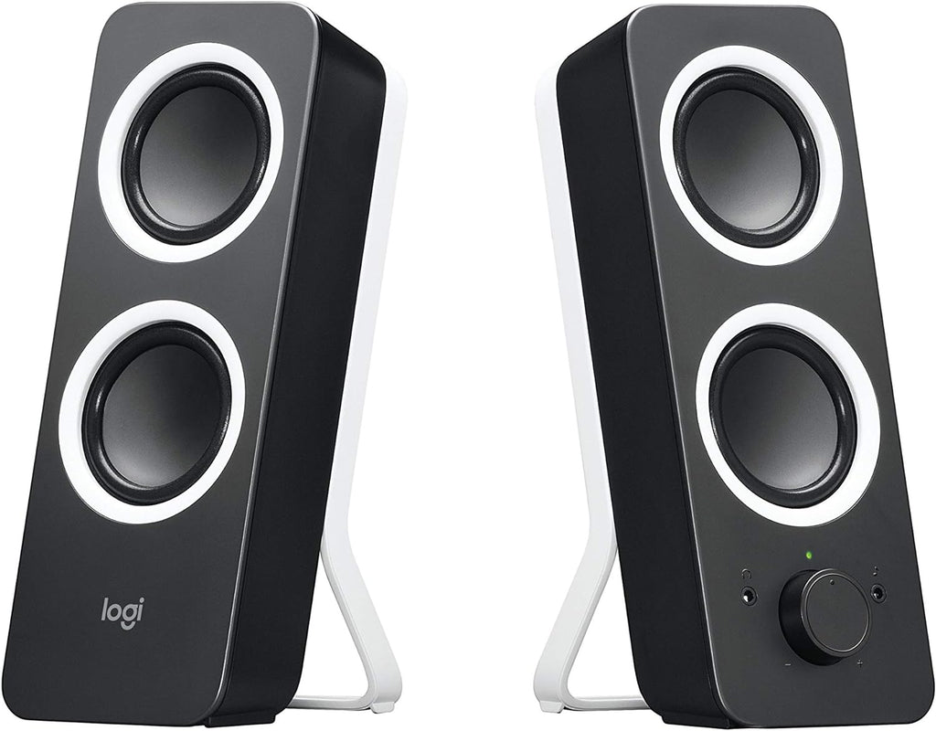 Logitech Z200 Stereo Speaker Clear Stereo Sound (Black)